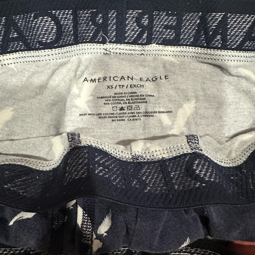 American Eagle Black and Coral Boxer Briefs